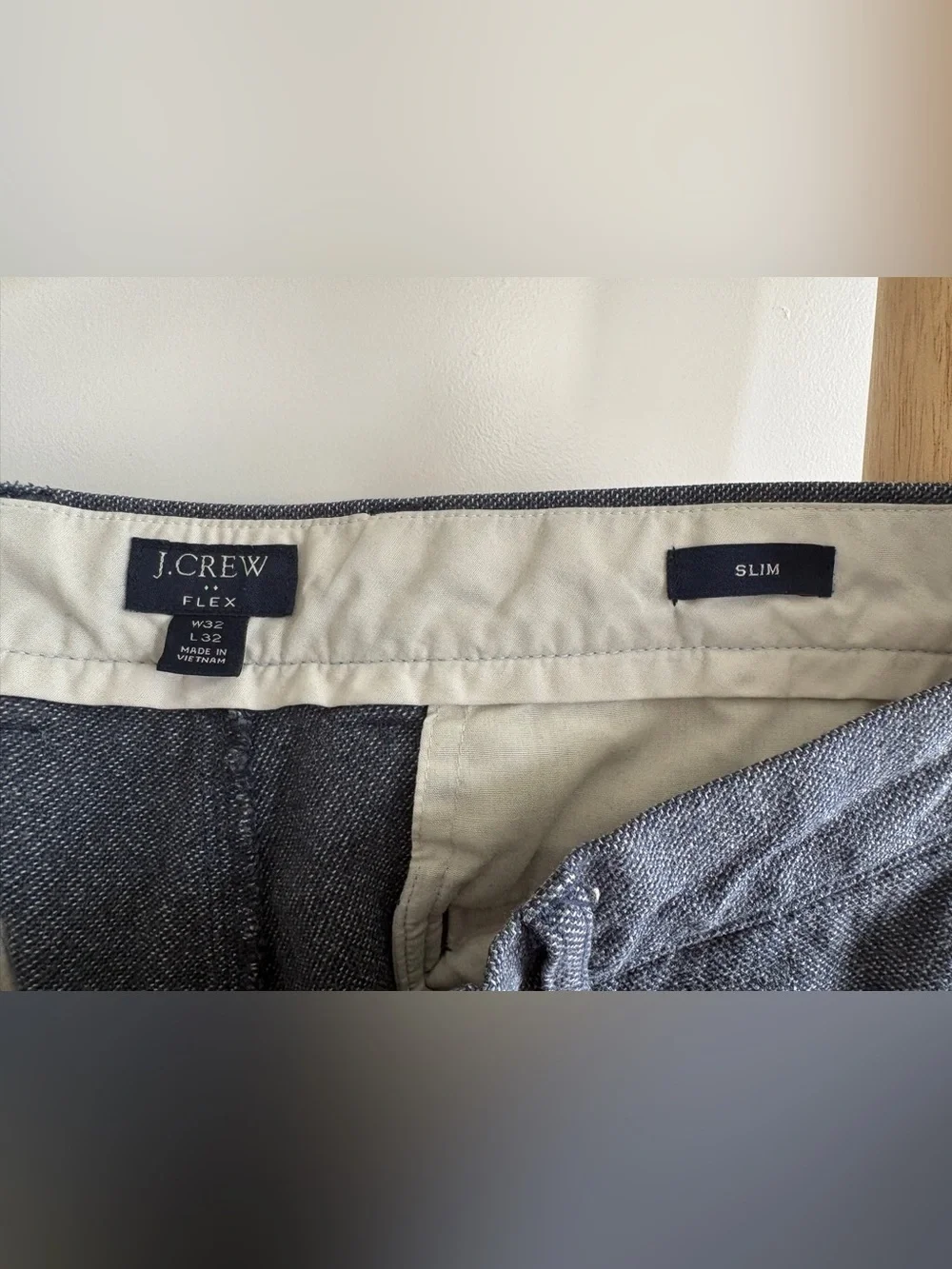 J. Crew Men's Cotton Flex Pants (32x32 slim)